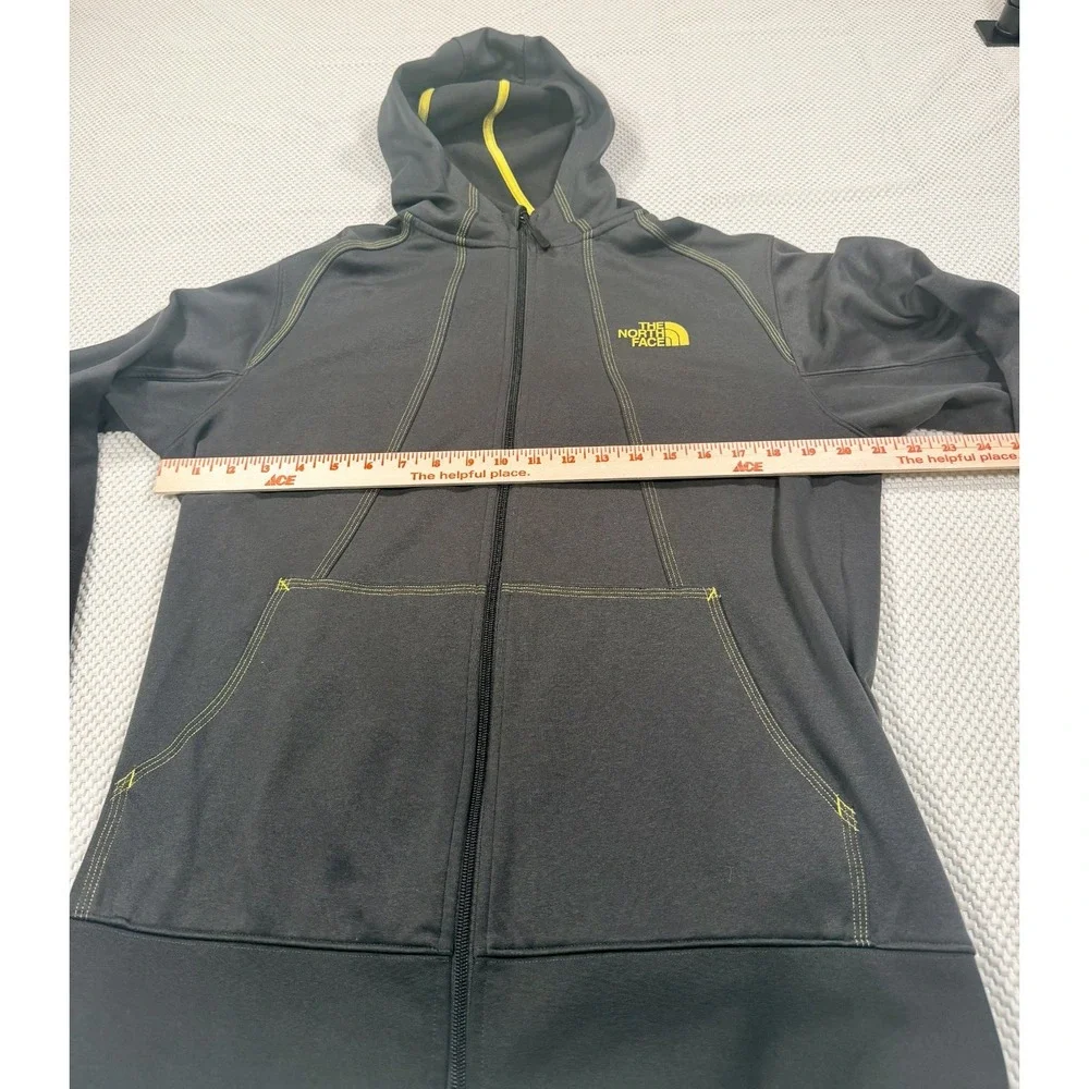 The North Face Mountain Athletics Men's Size M Gray Full Zip Hoodie Jacket